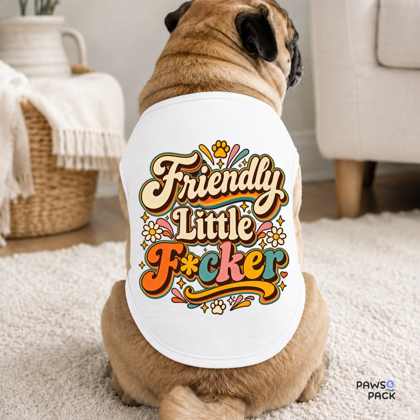 Friendly Little Fcker Pet Tank Top