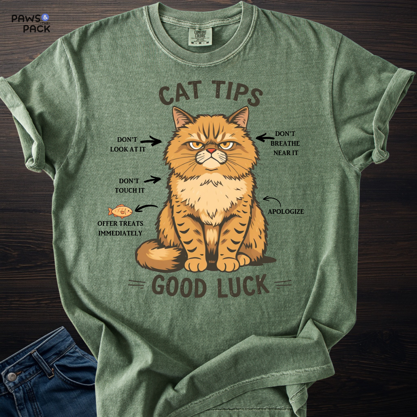 Cat Tips T-shirt