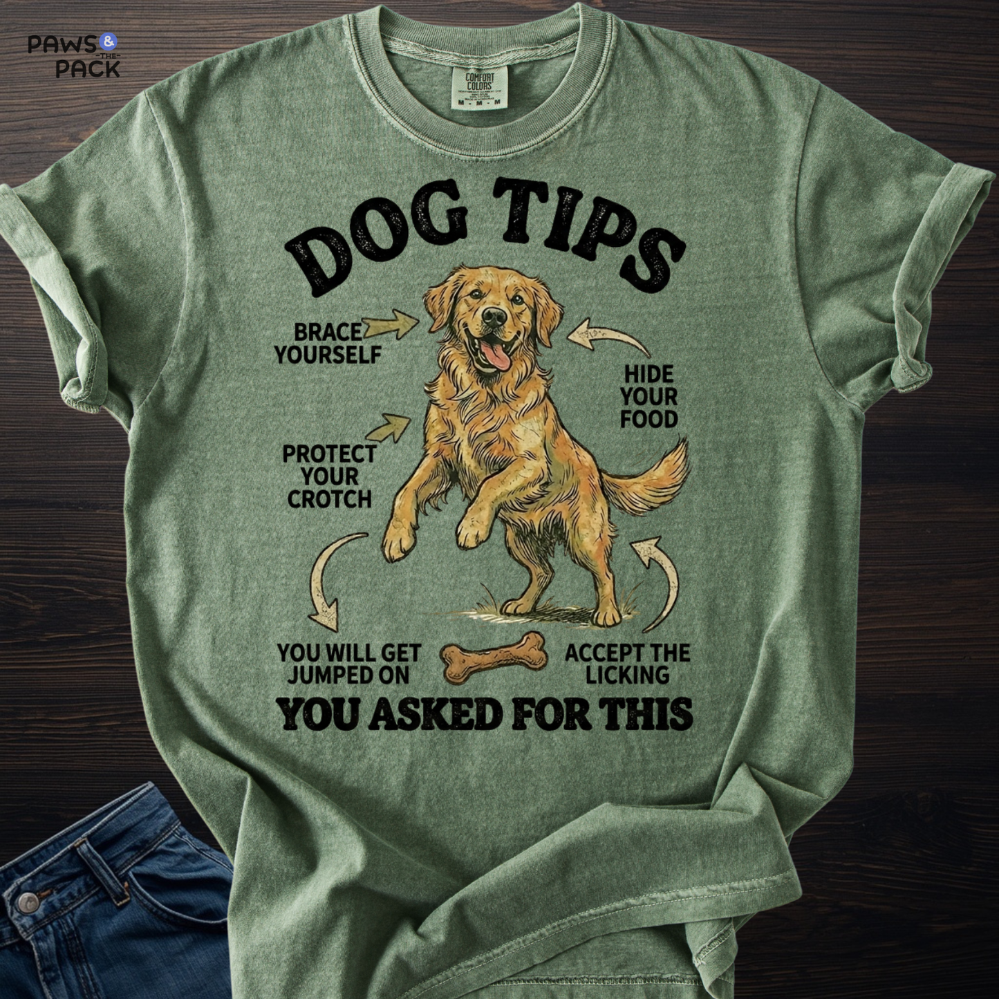 Dog Tips T-shirt