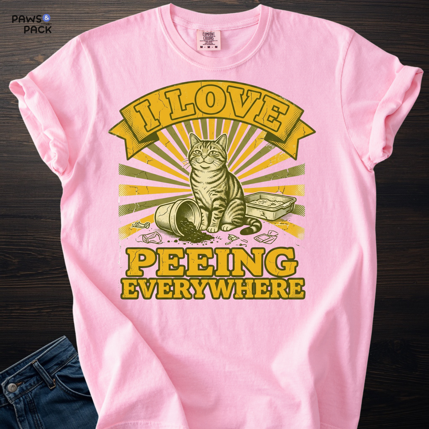 Cat Loves Peeing T-shirt
