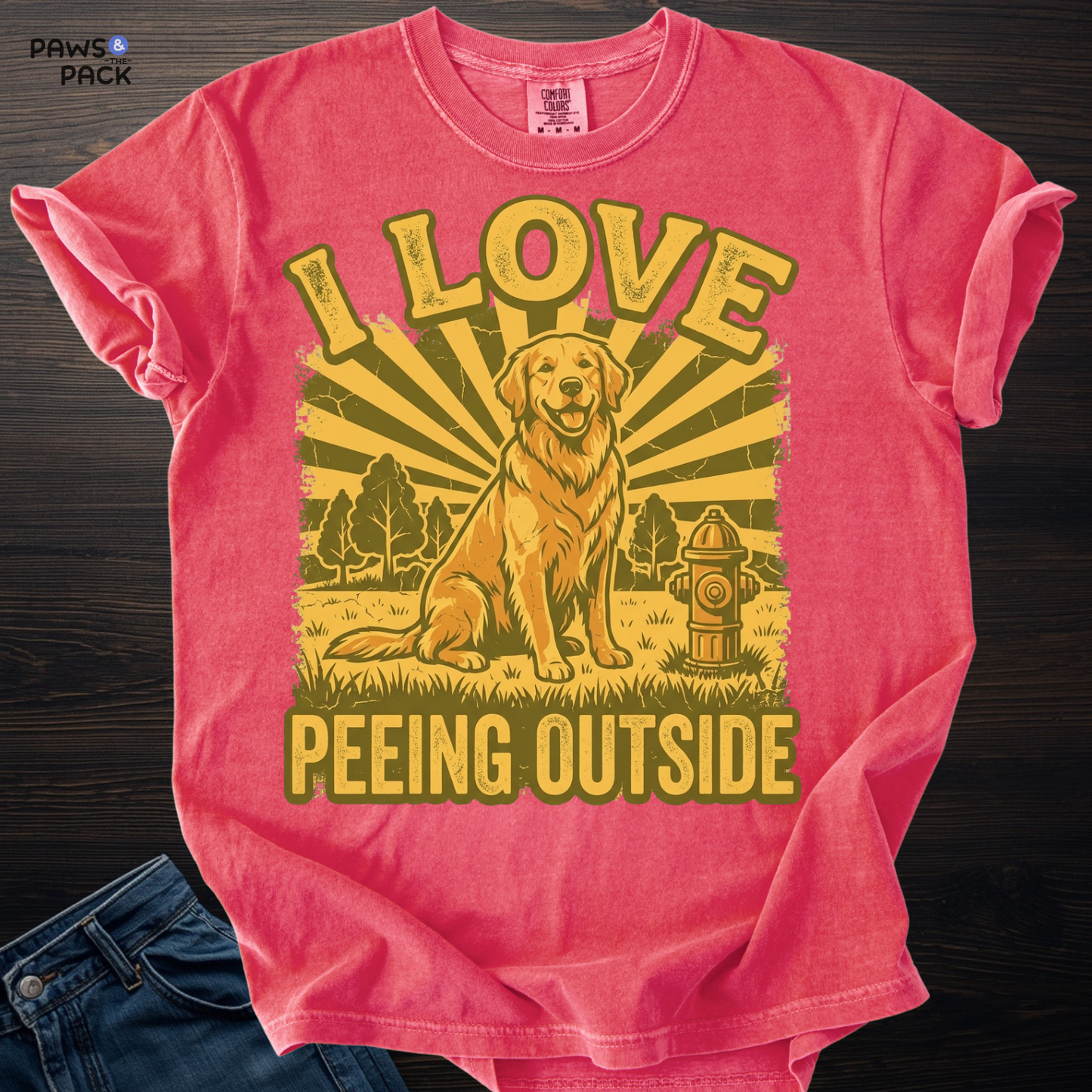 Dog Loves Peeing T-shirt
