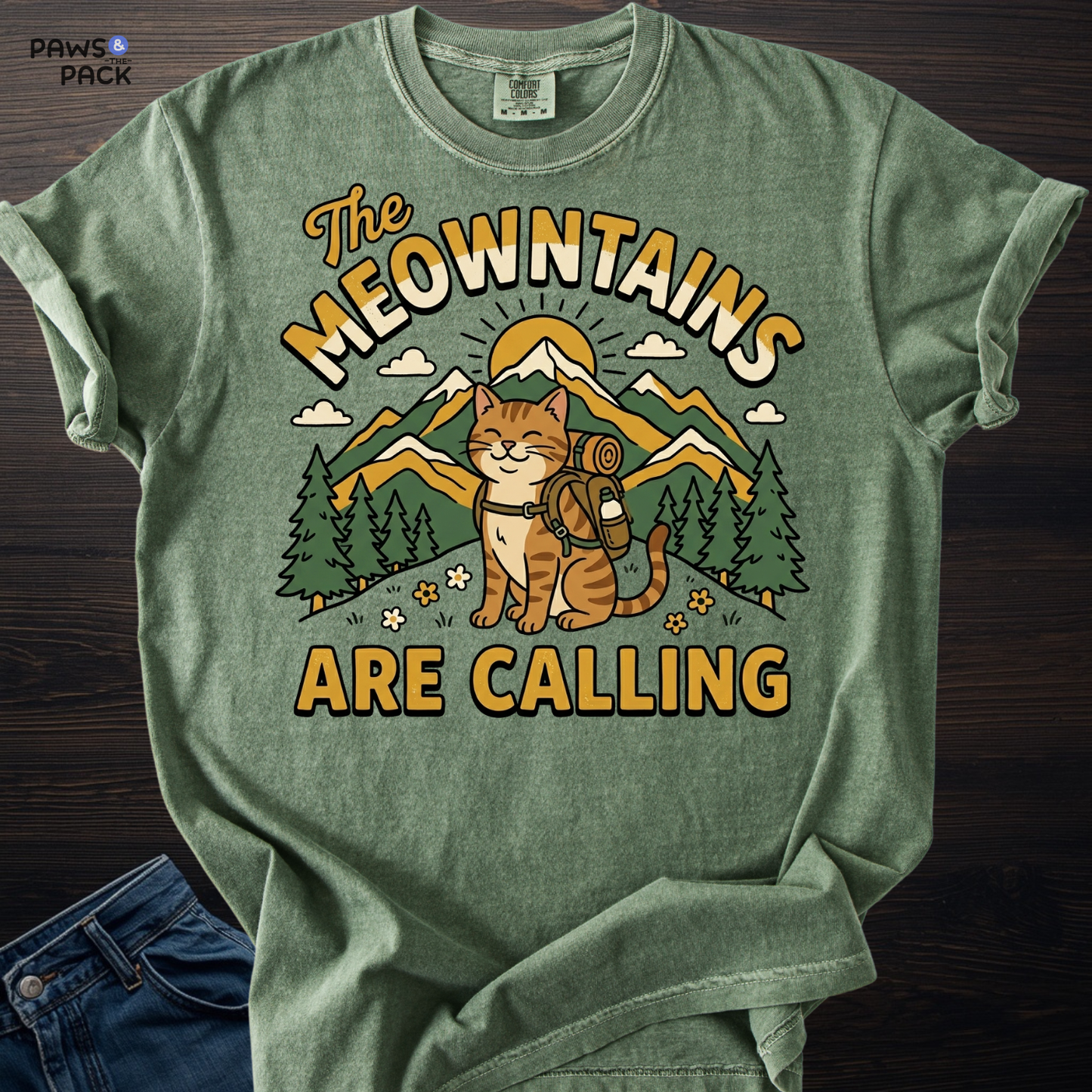 Cat Outdoor T-shirt