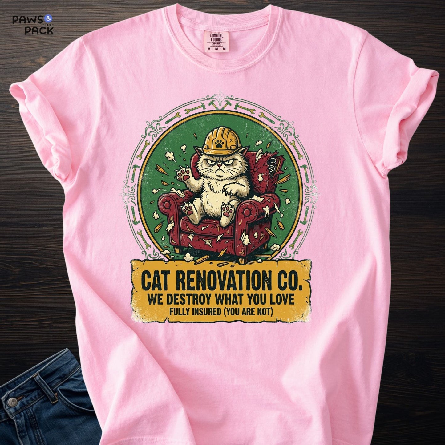 Cat Renovation T-shirt