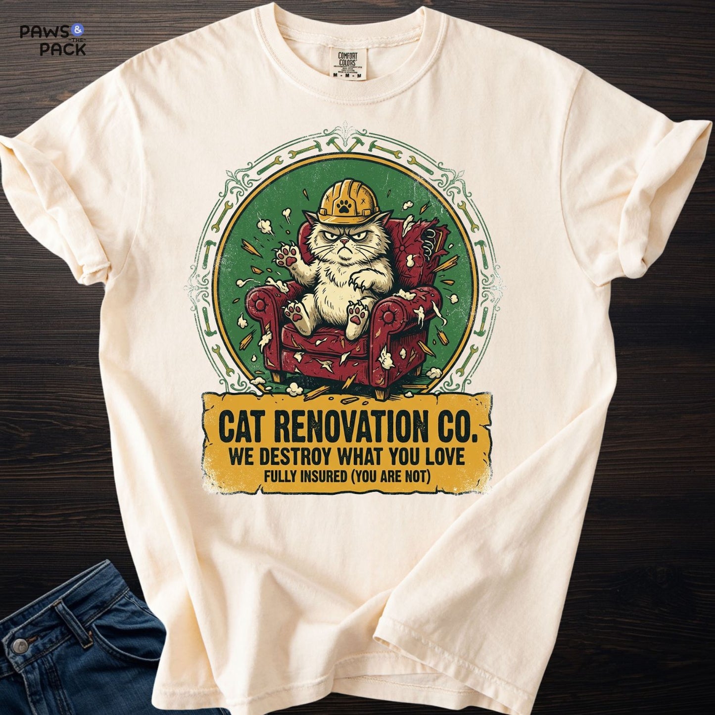 Cat Renovation T-shirt