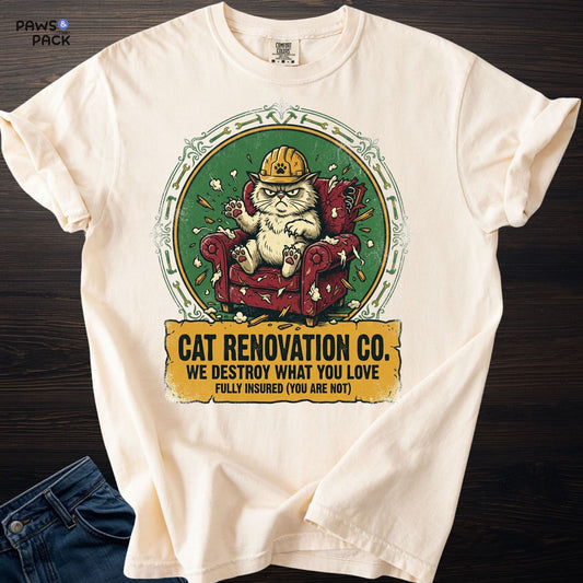 Cat Renovation T-shirt