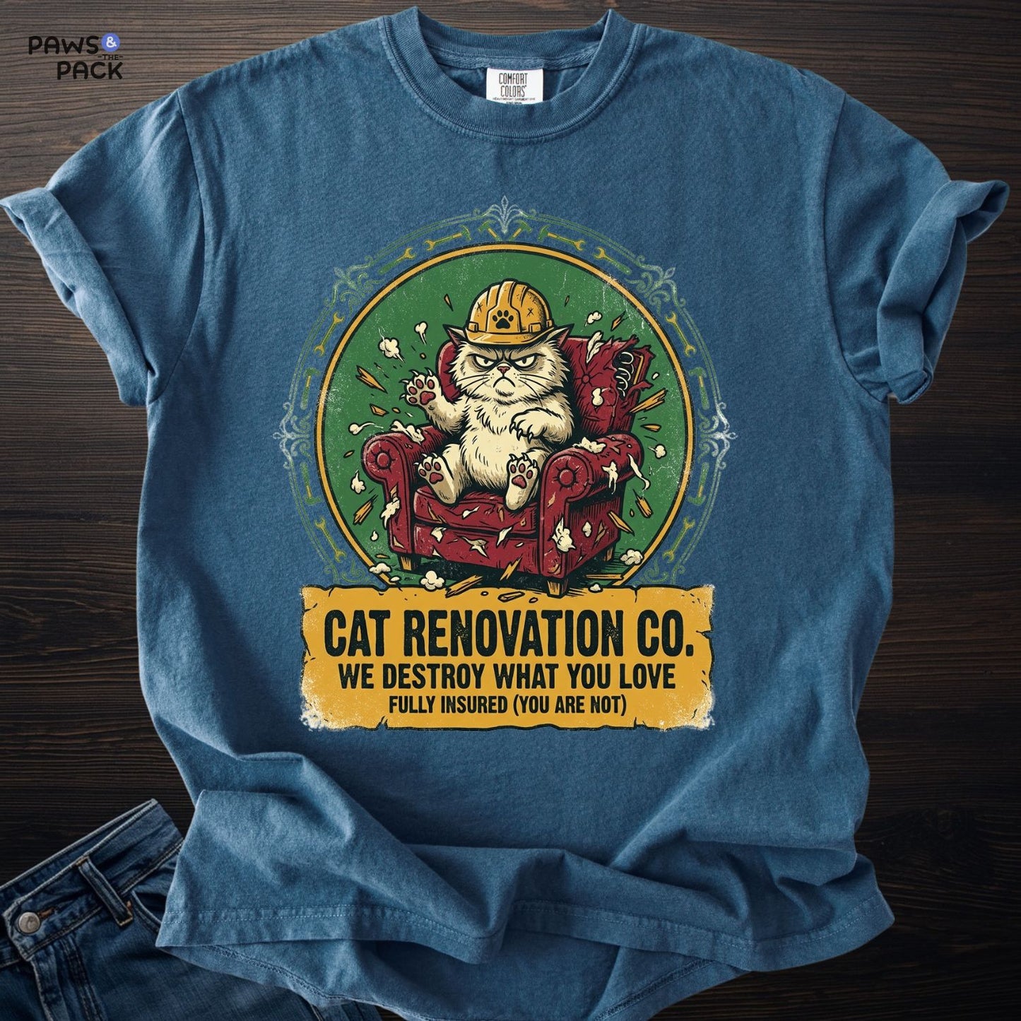 Cat Renovation T-shirt
