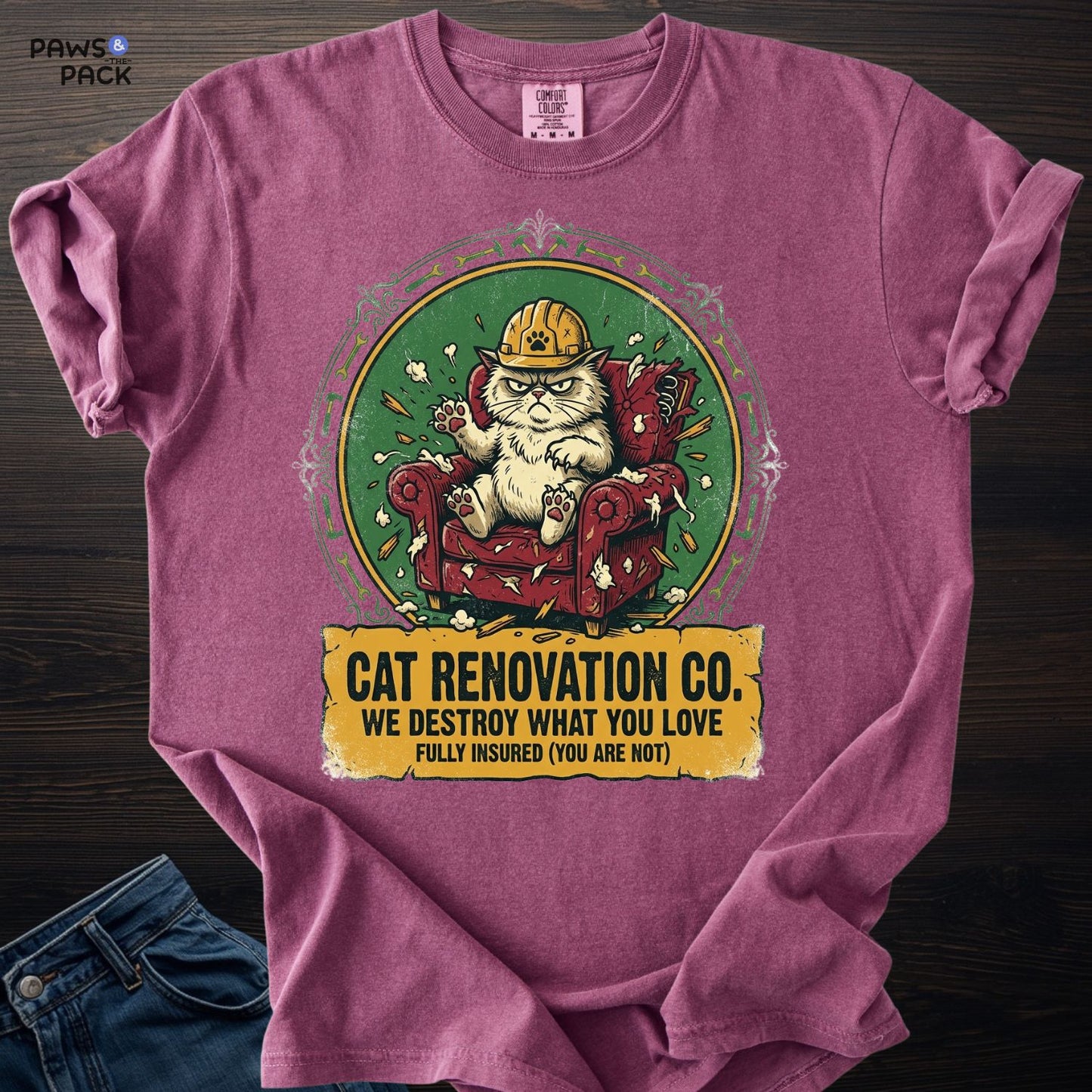 Cat Renovation T-shirt