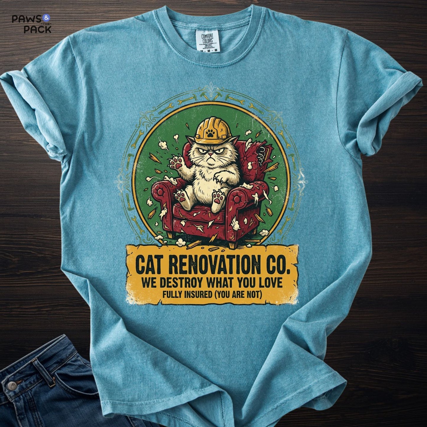 Cat Renovation T-shirt