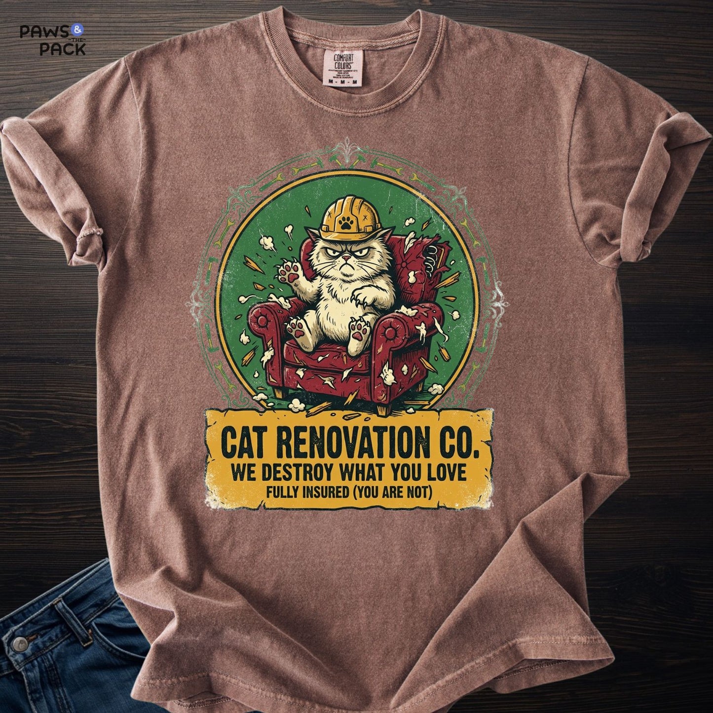 Cat Renovation T-shirt
