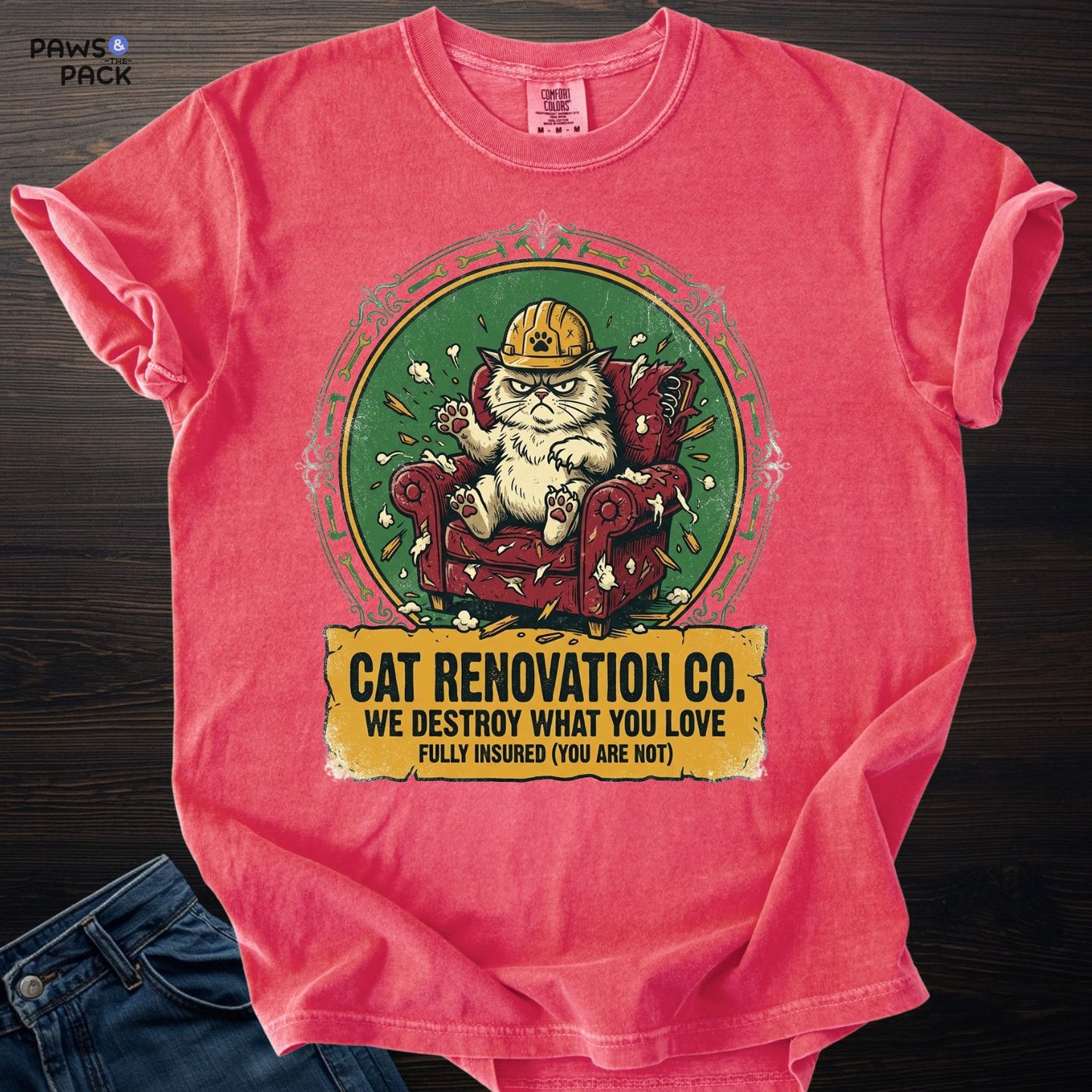 Cat Renovation T-shirt