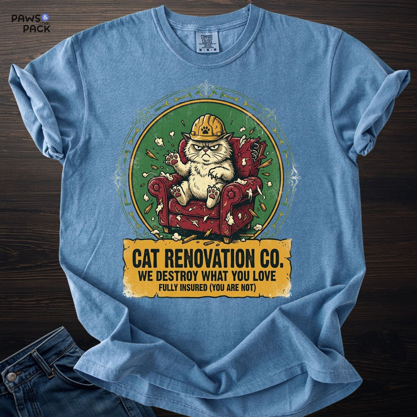 Cat Renovation T-shirt