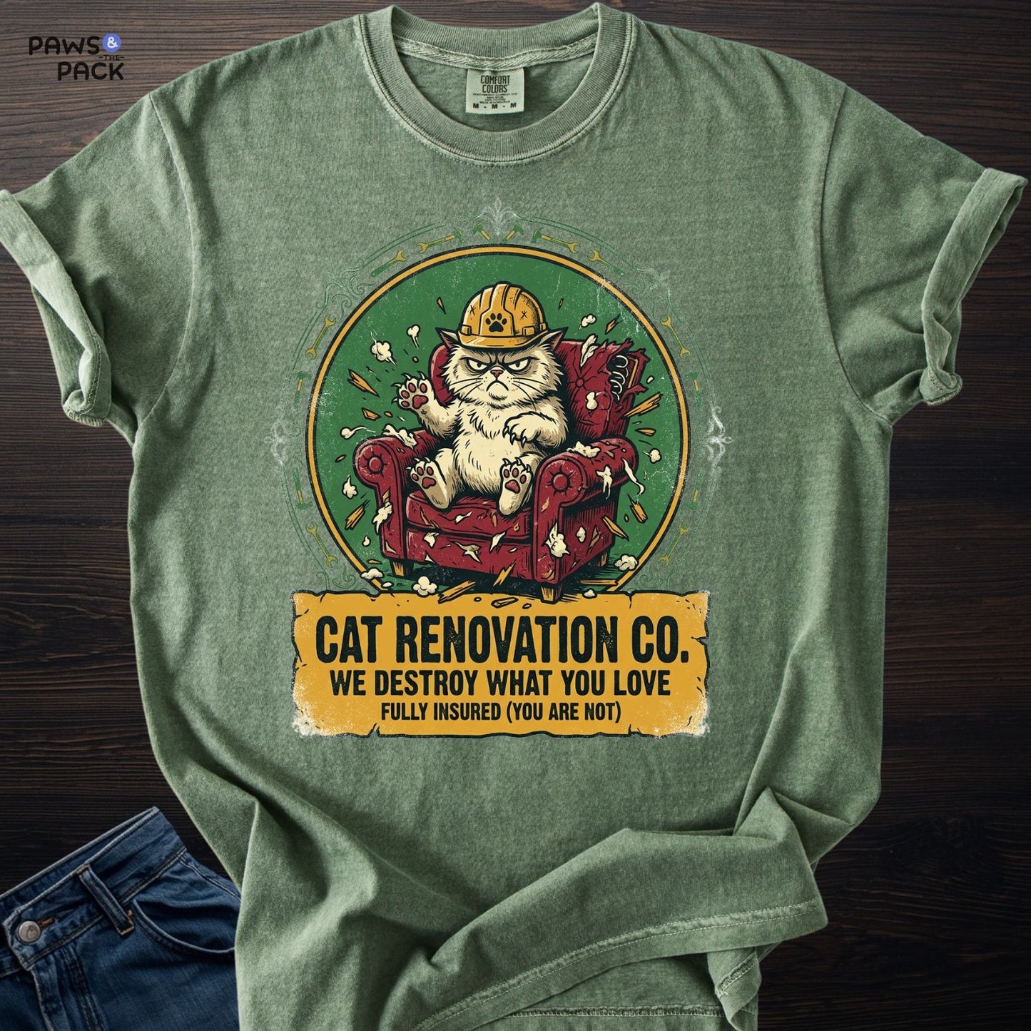 Cat Renovation T-shirt