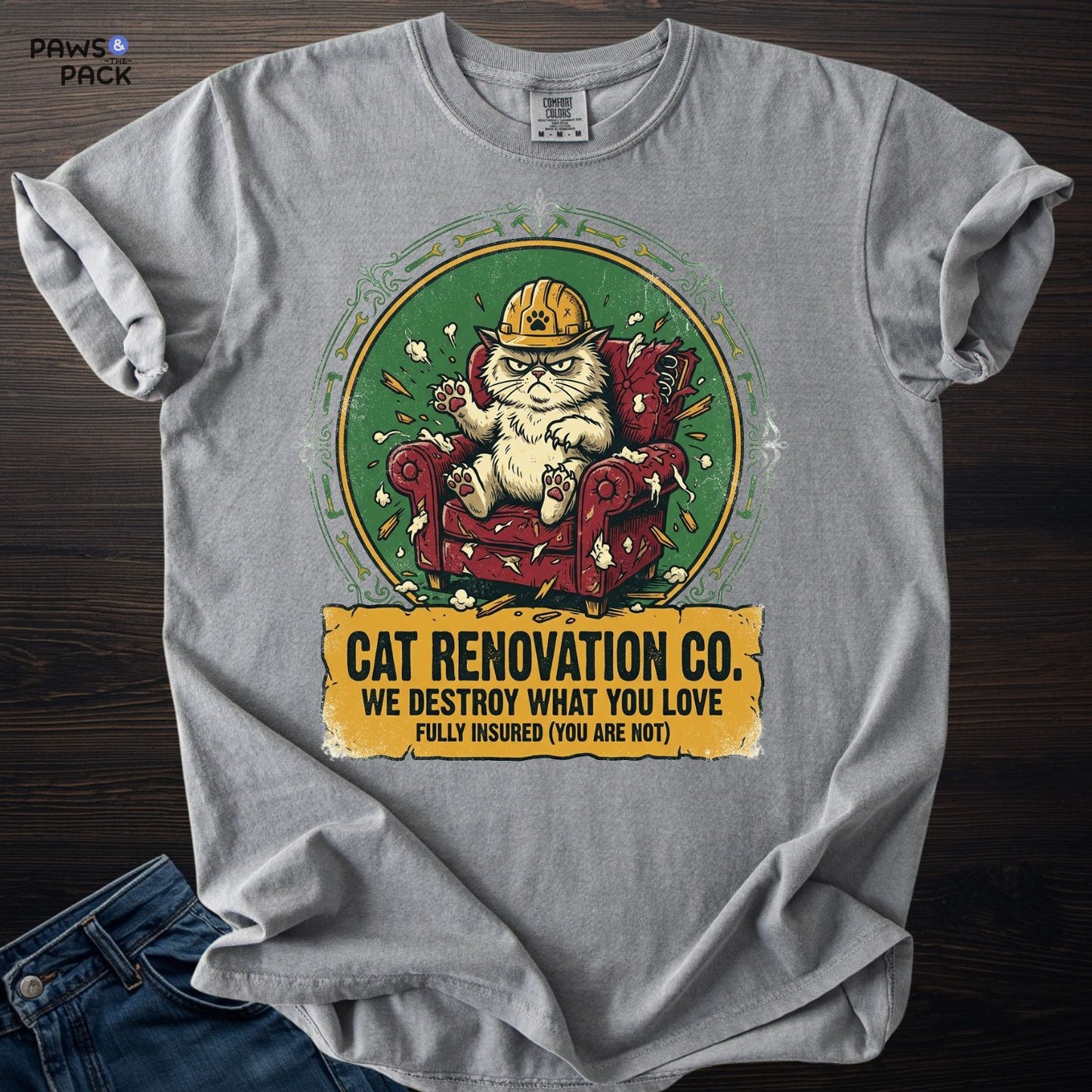 Cat Renovation T-shirt