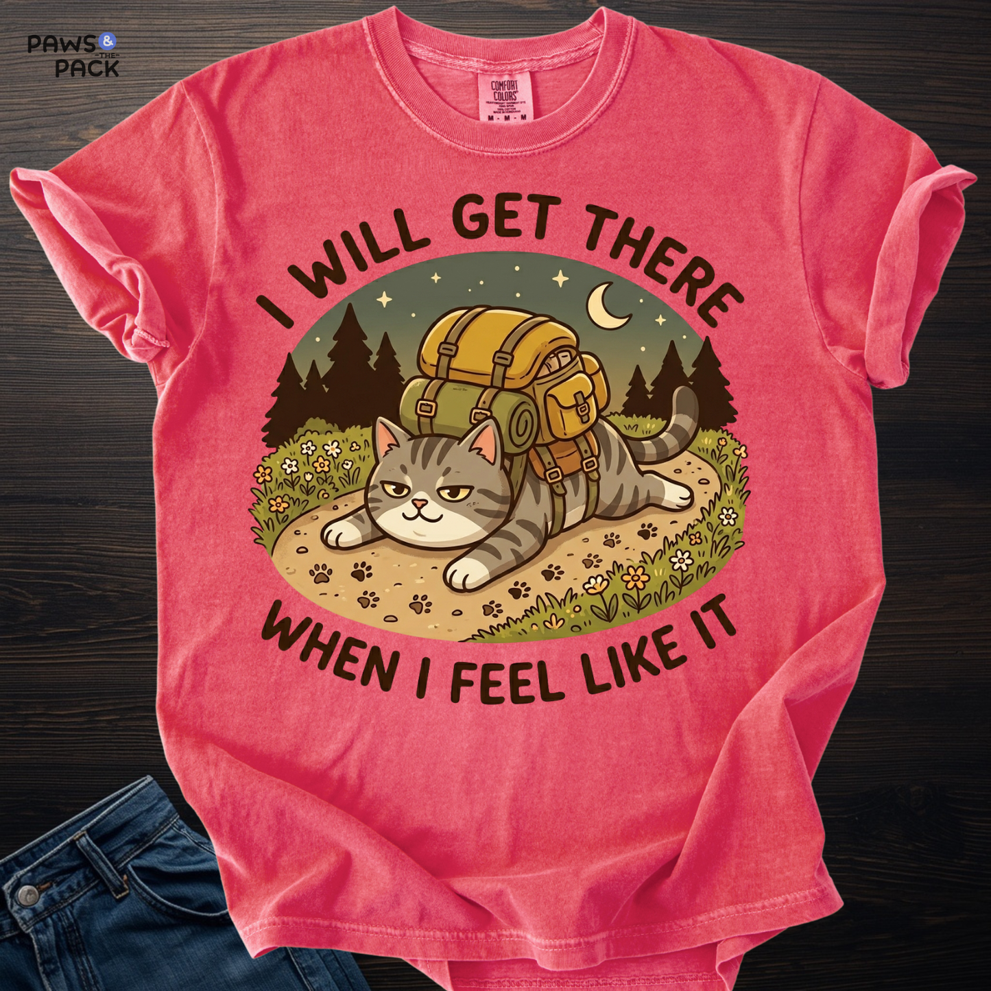 Cat Will Get There T-shirt