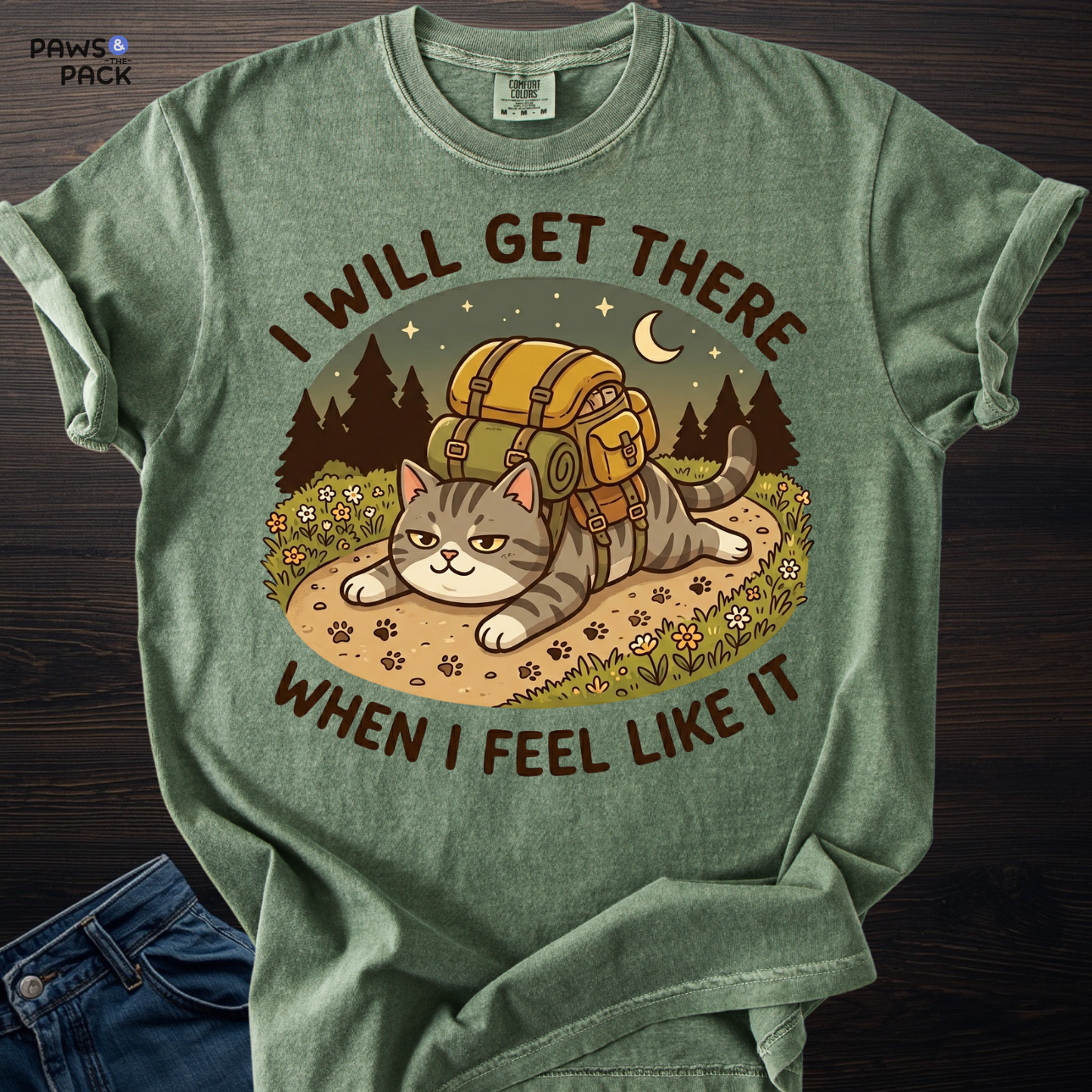 Cat Will Get There T-shirt