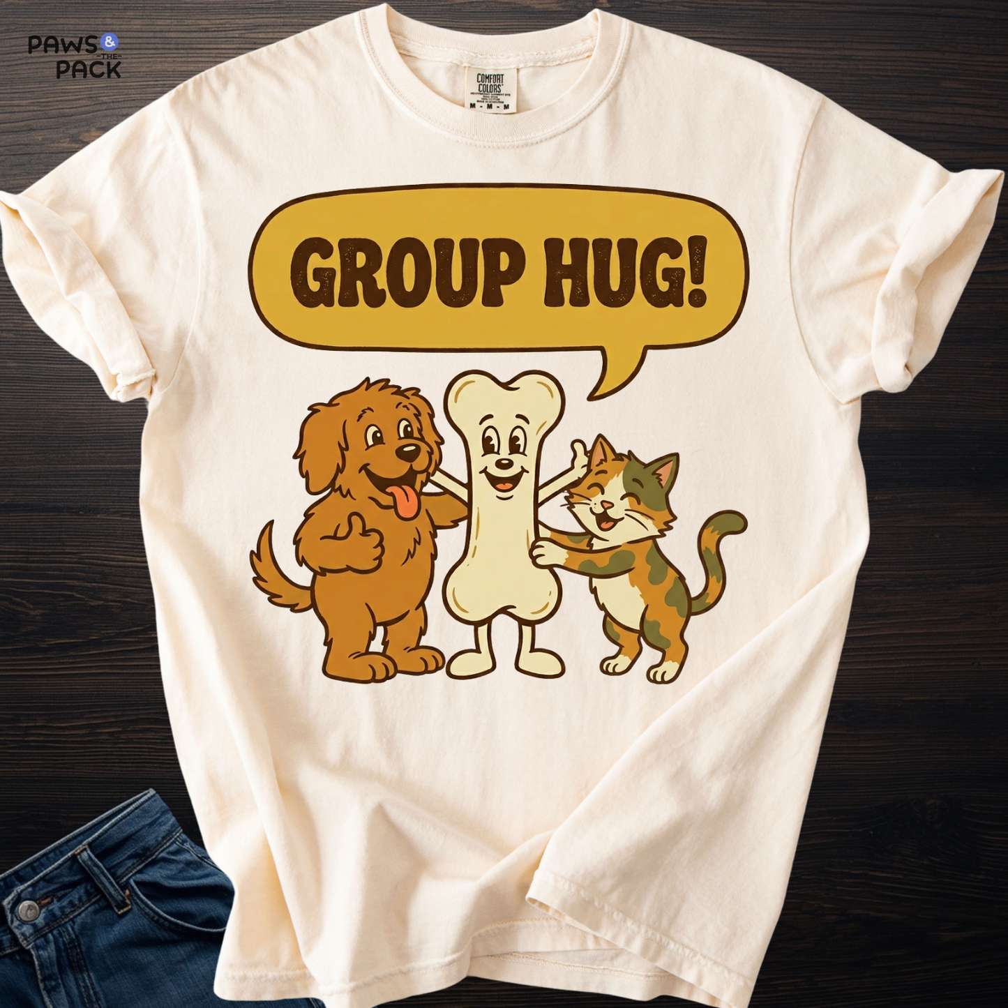Pet Group Hug T-shirt