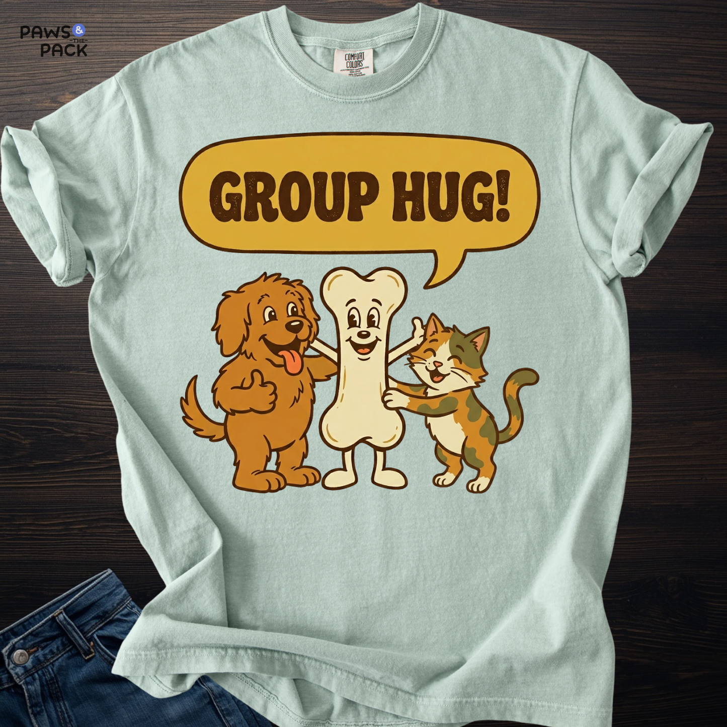Pet Group Hug T-shirt