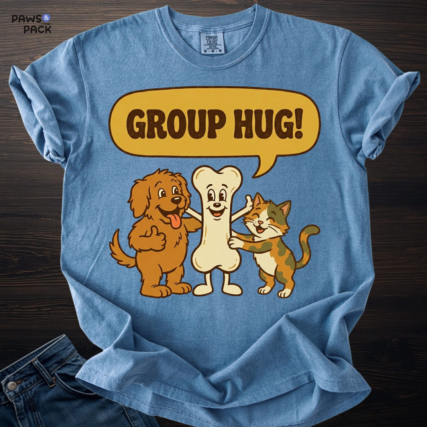 Pet Group Hug T-shirt