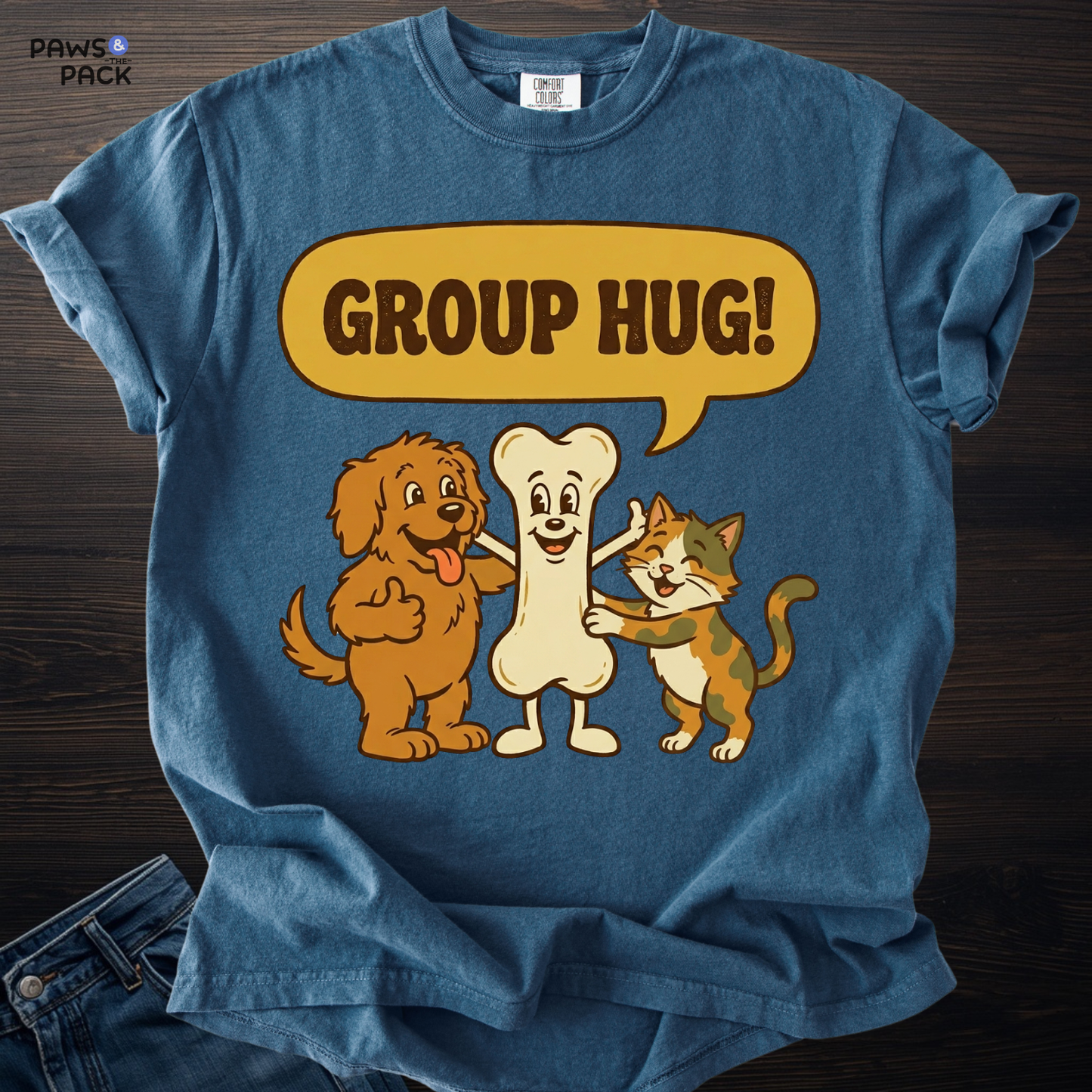 Pet Group Hug T-shirt