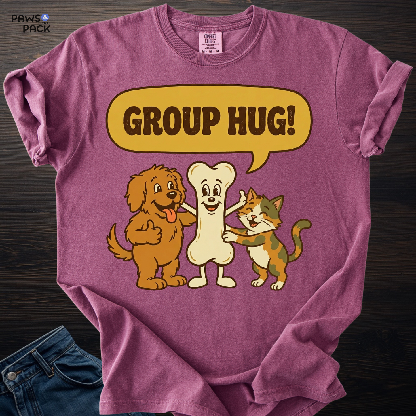 Pet Group Hug T-shirt