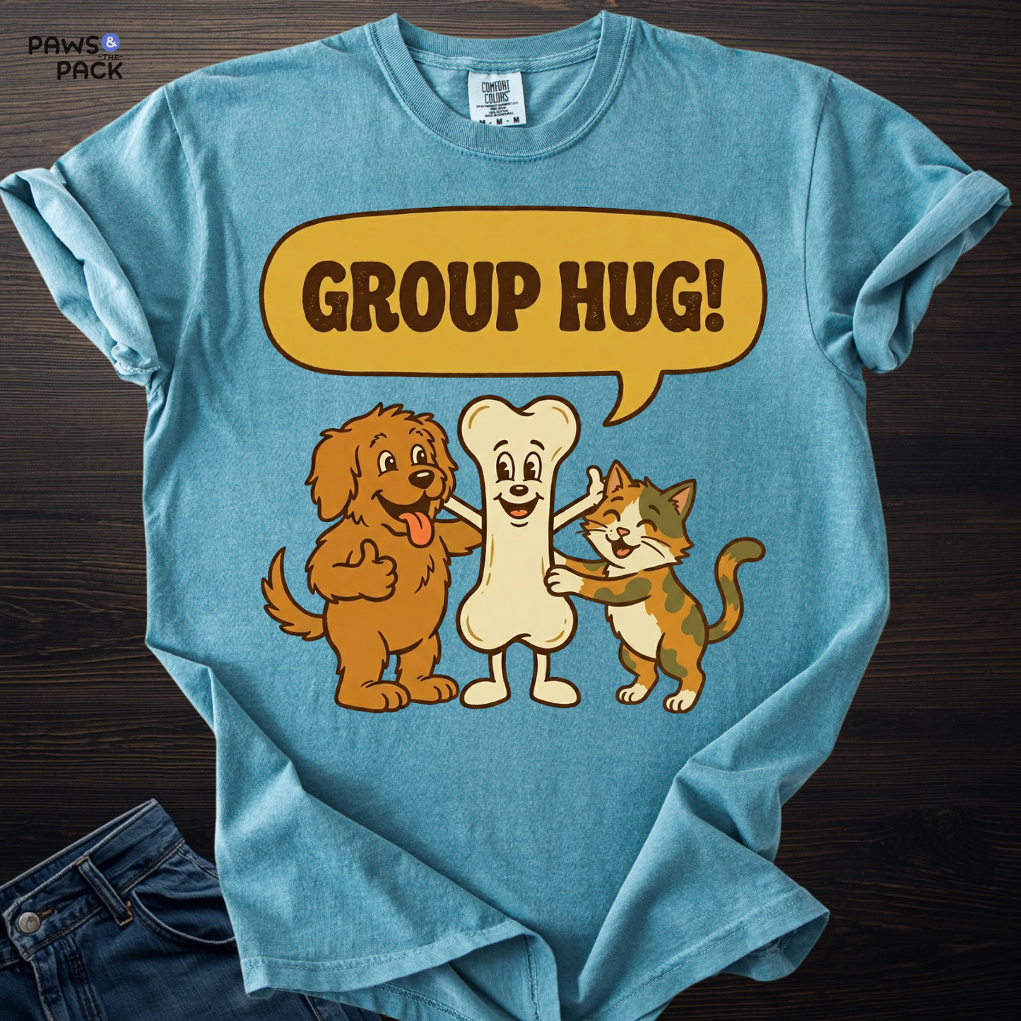 Pet Group Hug T-shirt
