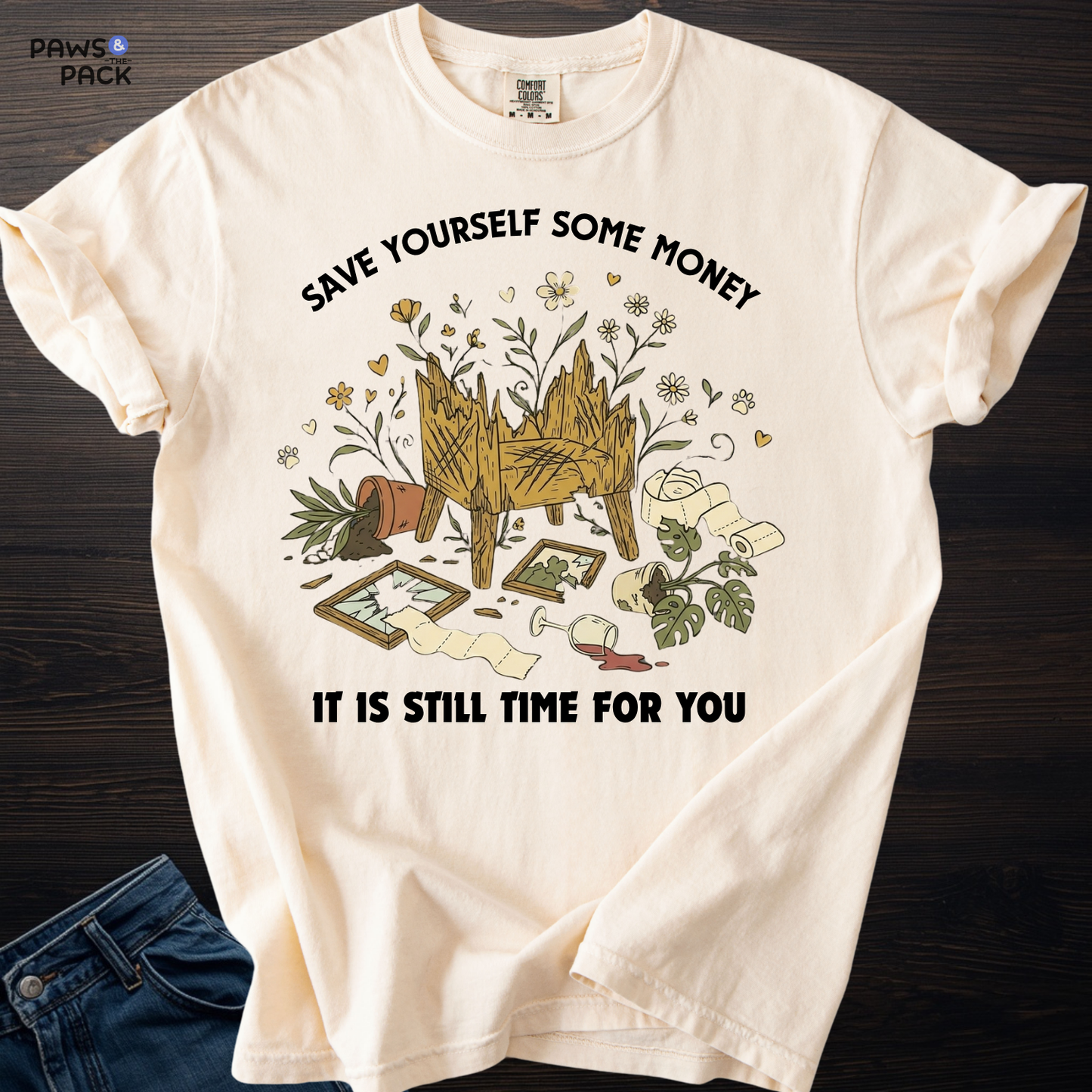 Cat Save Yourself T-shirt