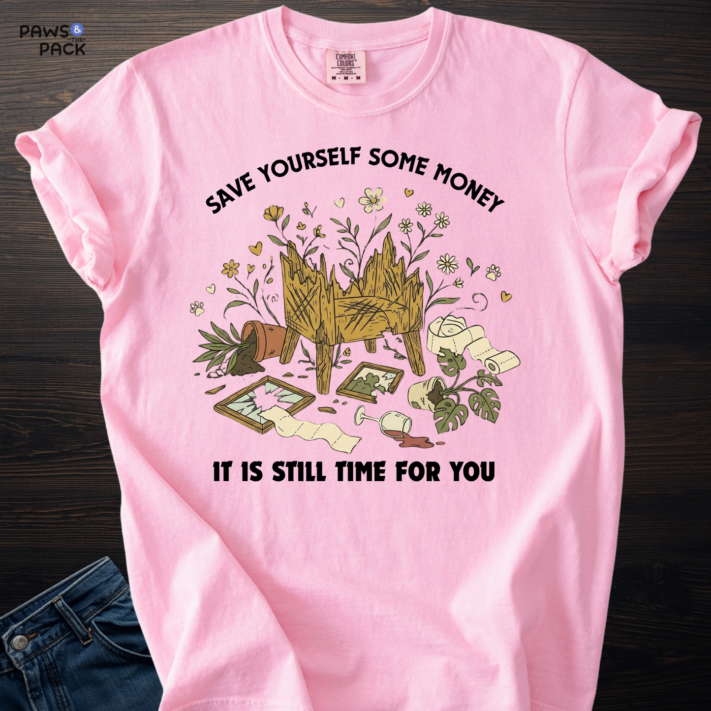 Cat Save Yourself T-shirt