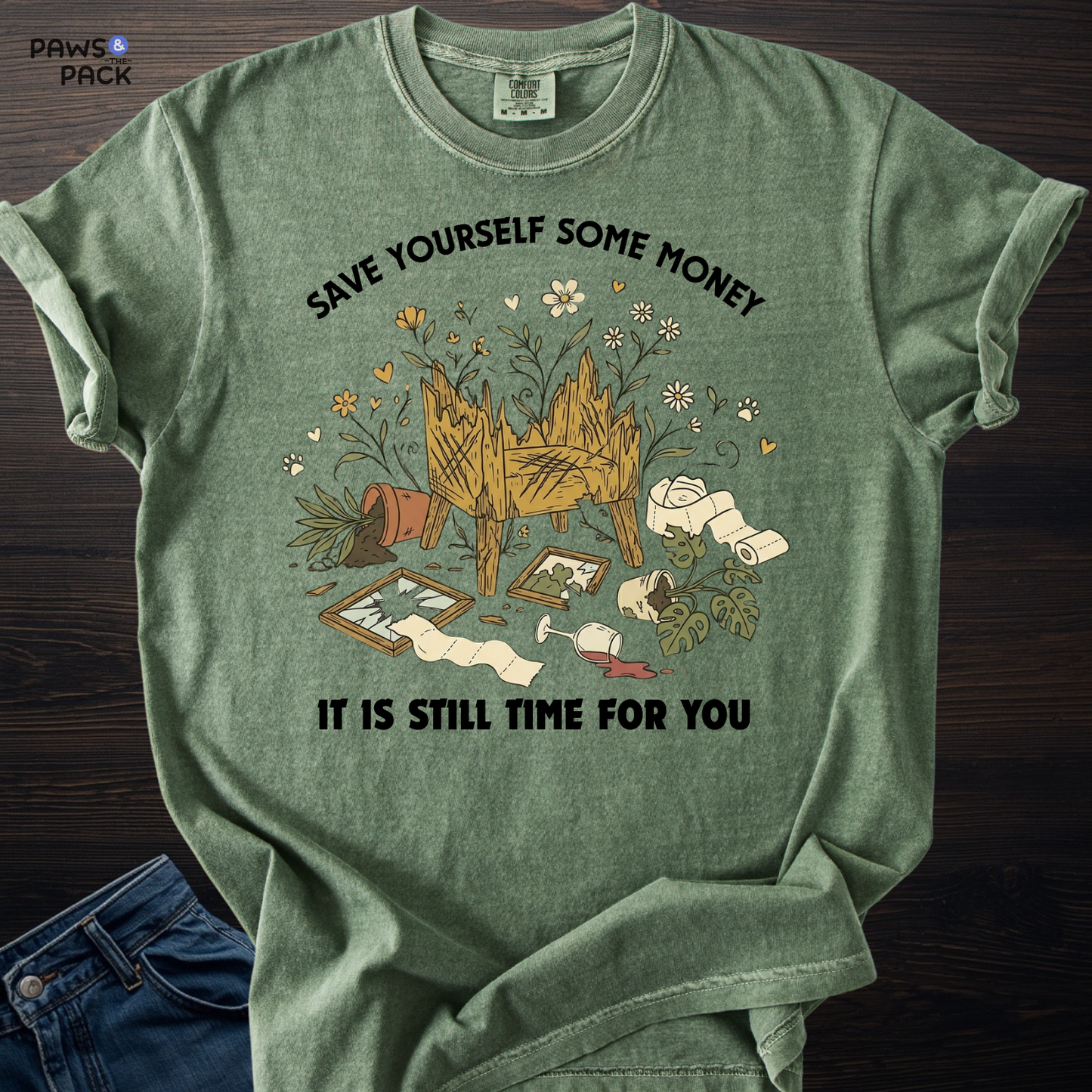 Cat Save Yourself T-shirt