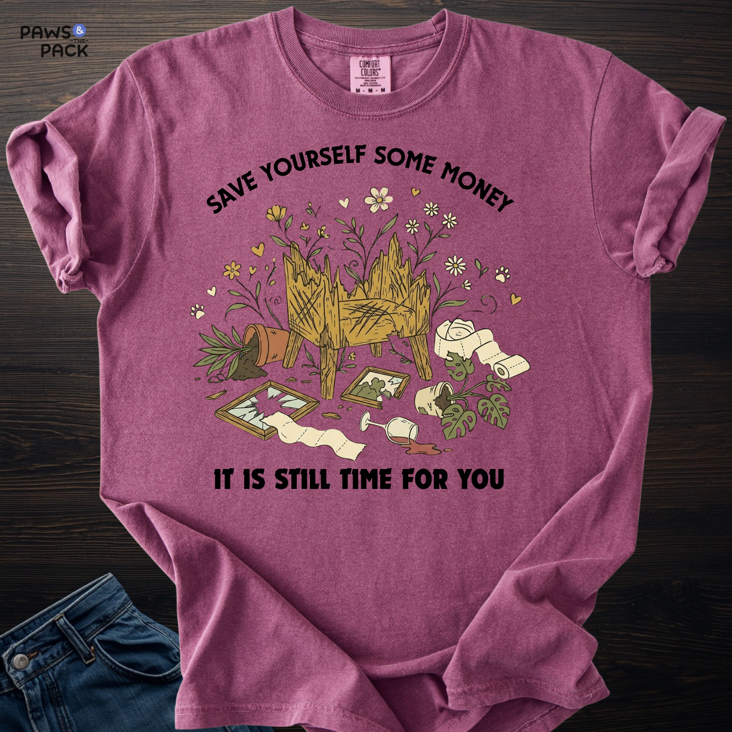 Cat Save Yourself T-shirt