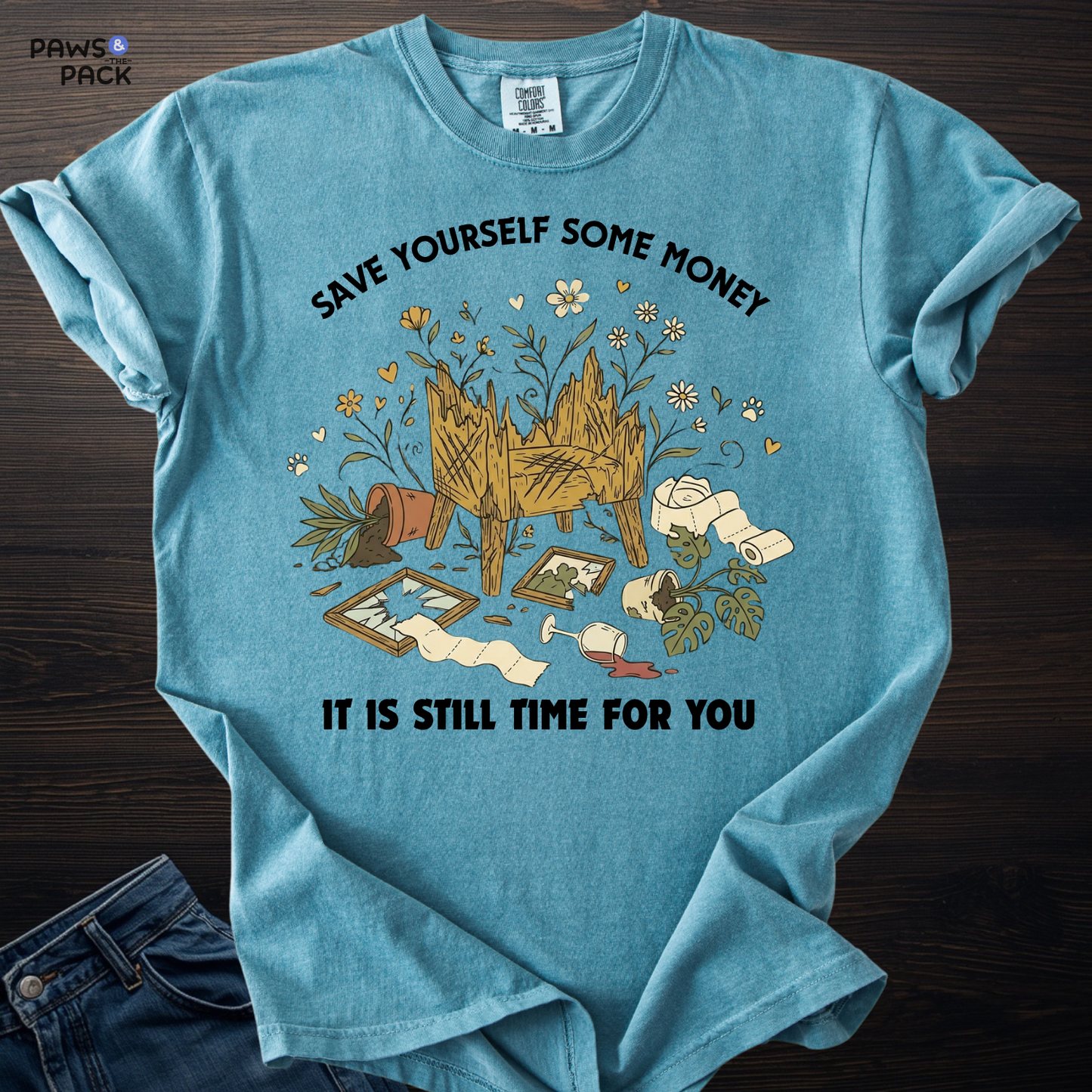 Cat Save Yourself T-shirt