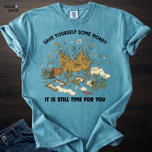 Cat Save Yourself T-shirt