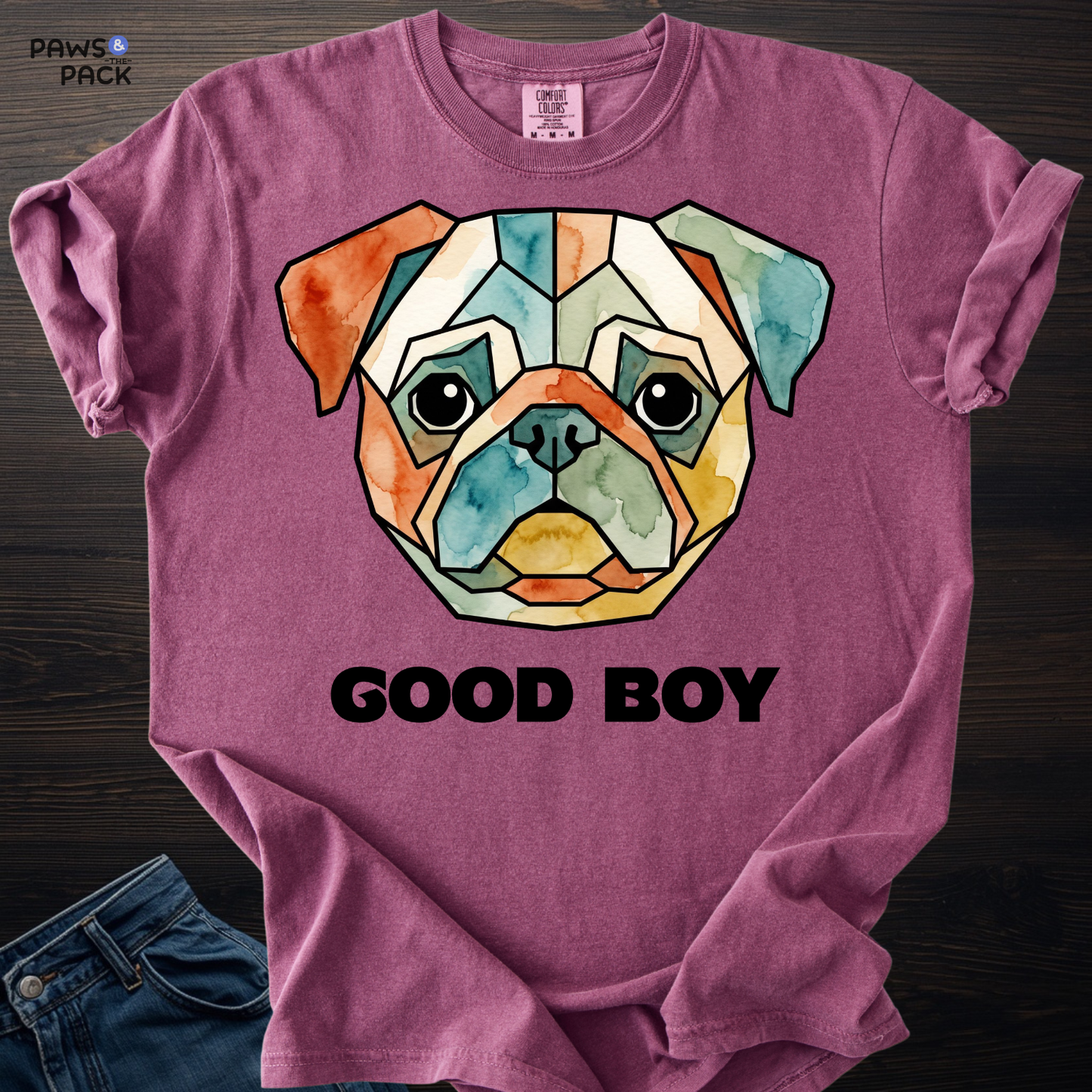 Good Boy Pug T-shirt