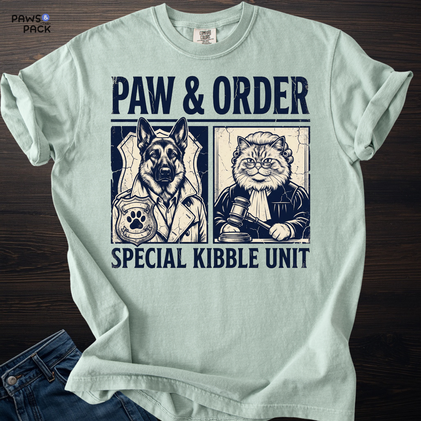 Paw and Order T-shirt