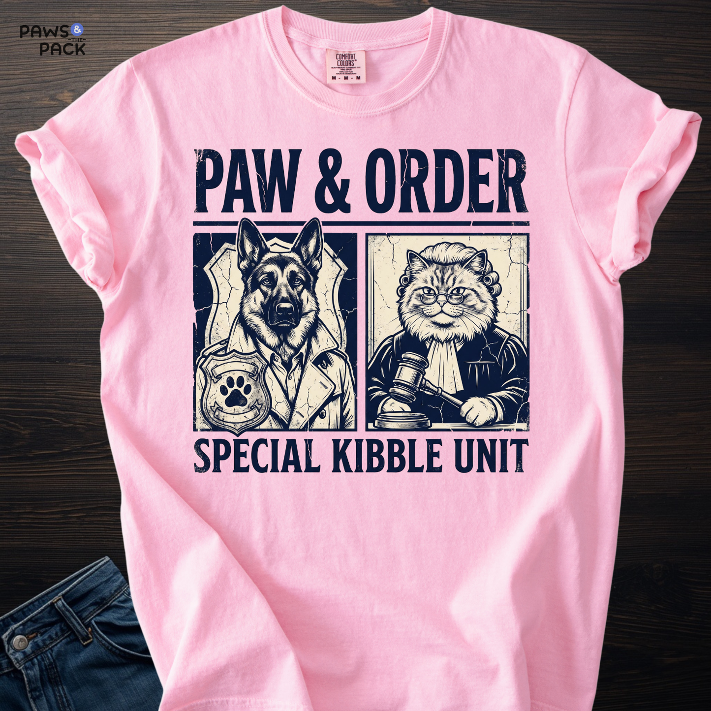 Paw and Order T-shirt