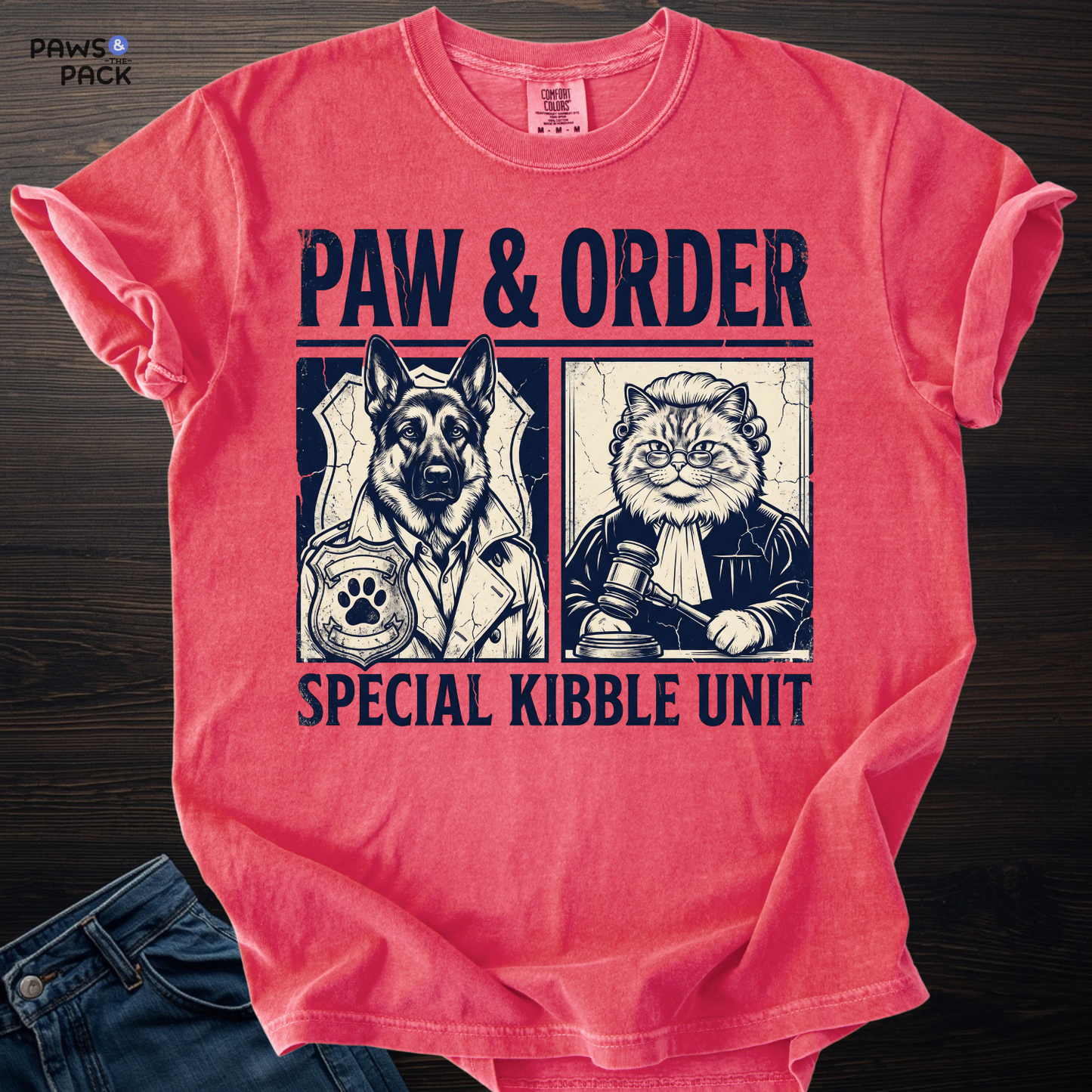Paw and Order T-shirt