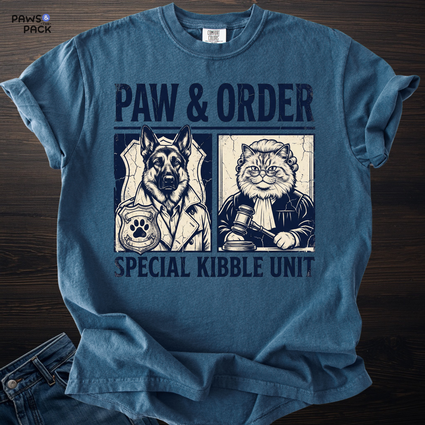Paw and Order T-shirt