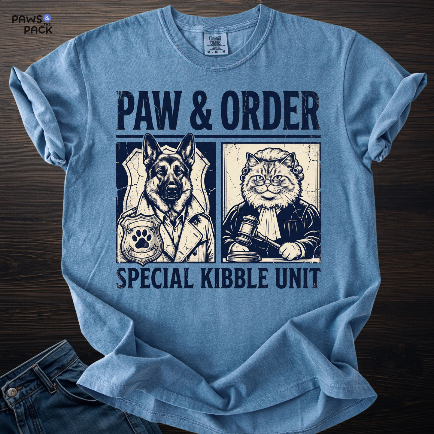 Paw and Order T-shirt