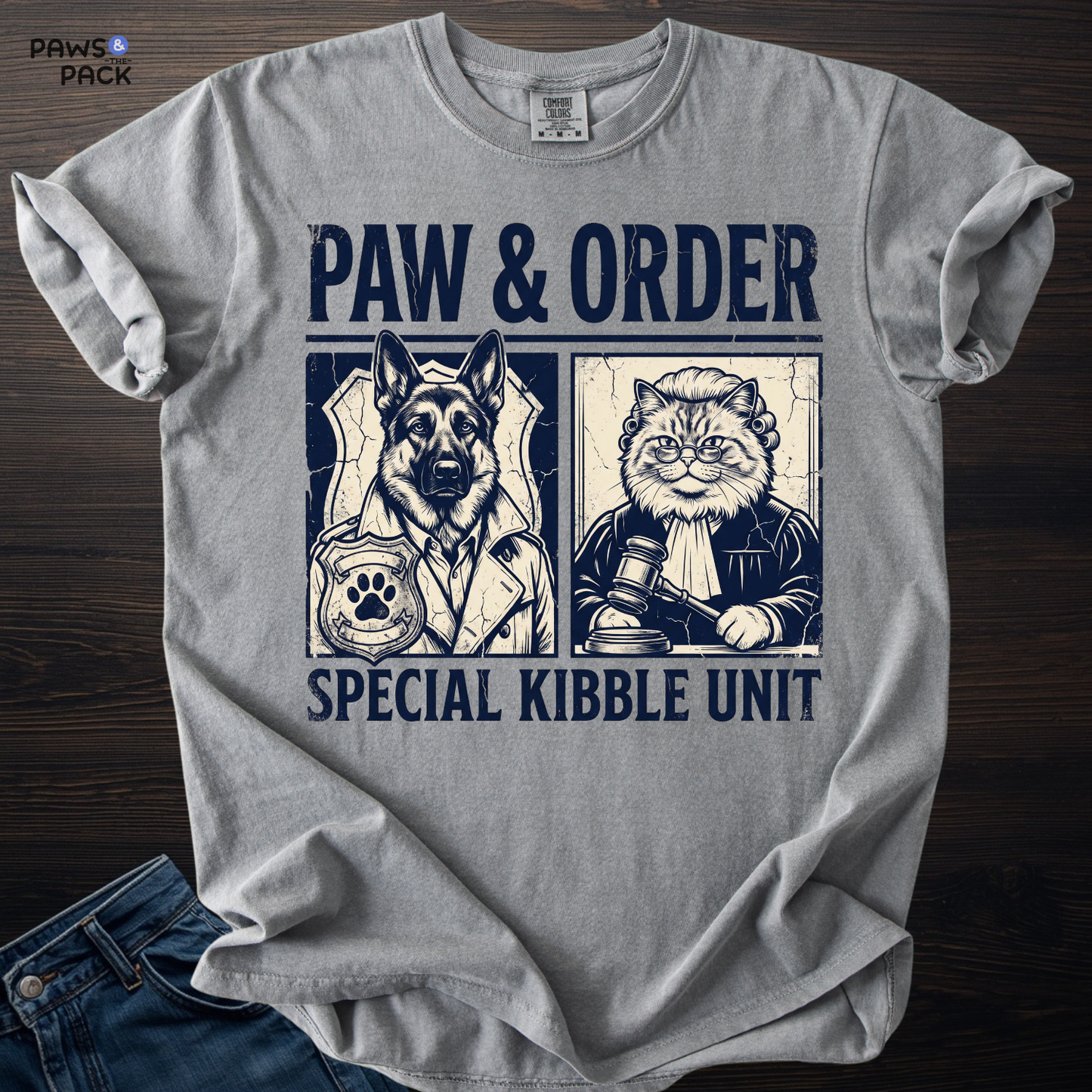 Paw and Order T-shirt