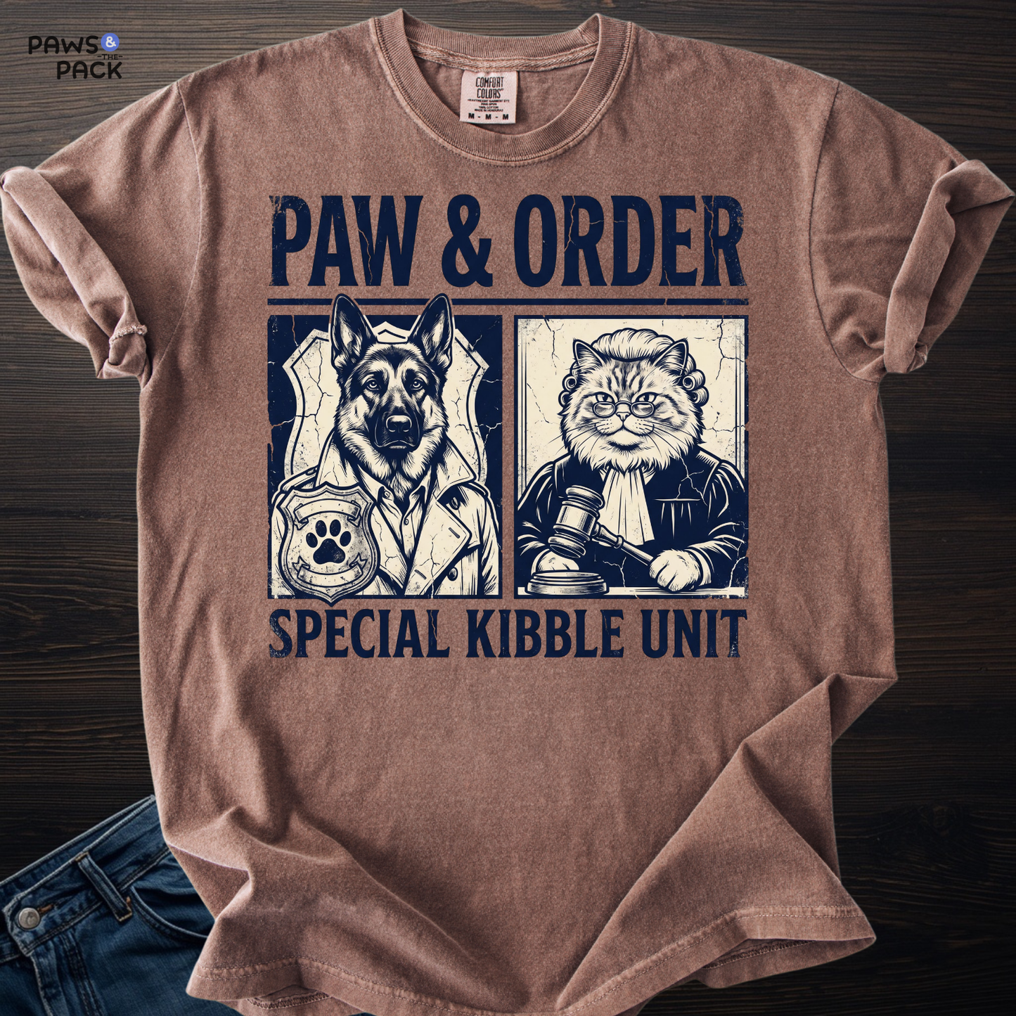 Paw and Order T-shirt