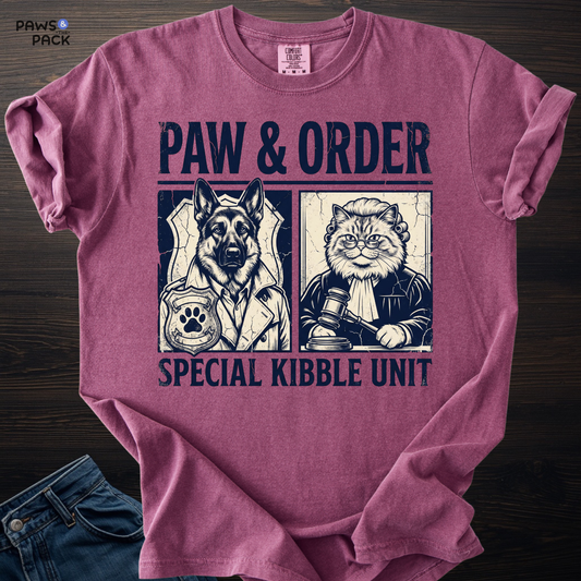 Paw and Order T-shirt