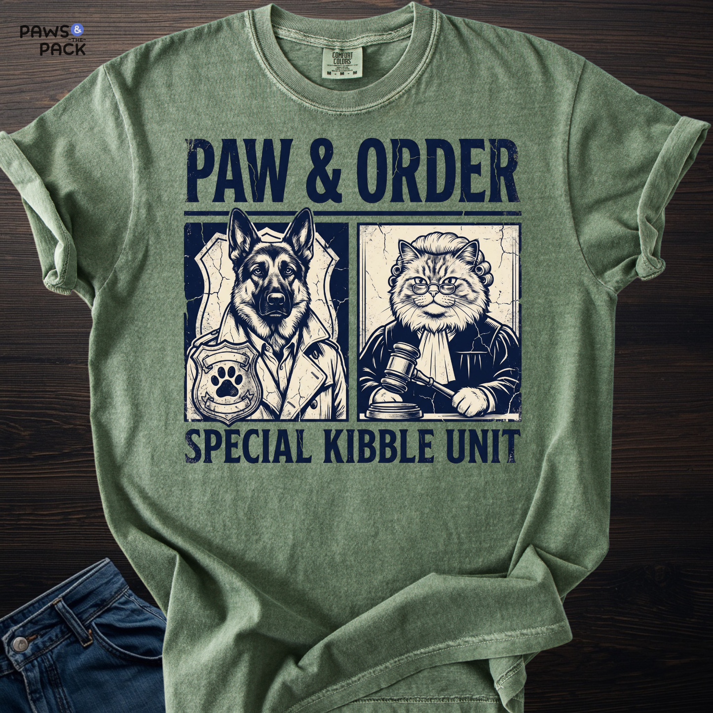 Paw and Order T-shirt