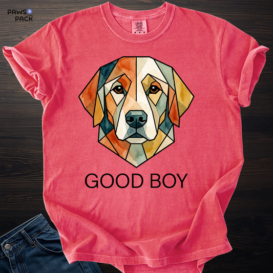 Good Boy Golden Retriever T-shirt