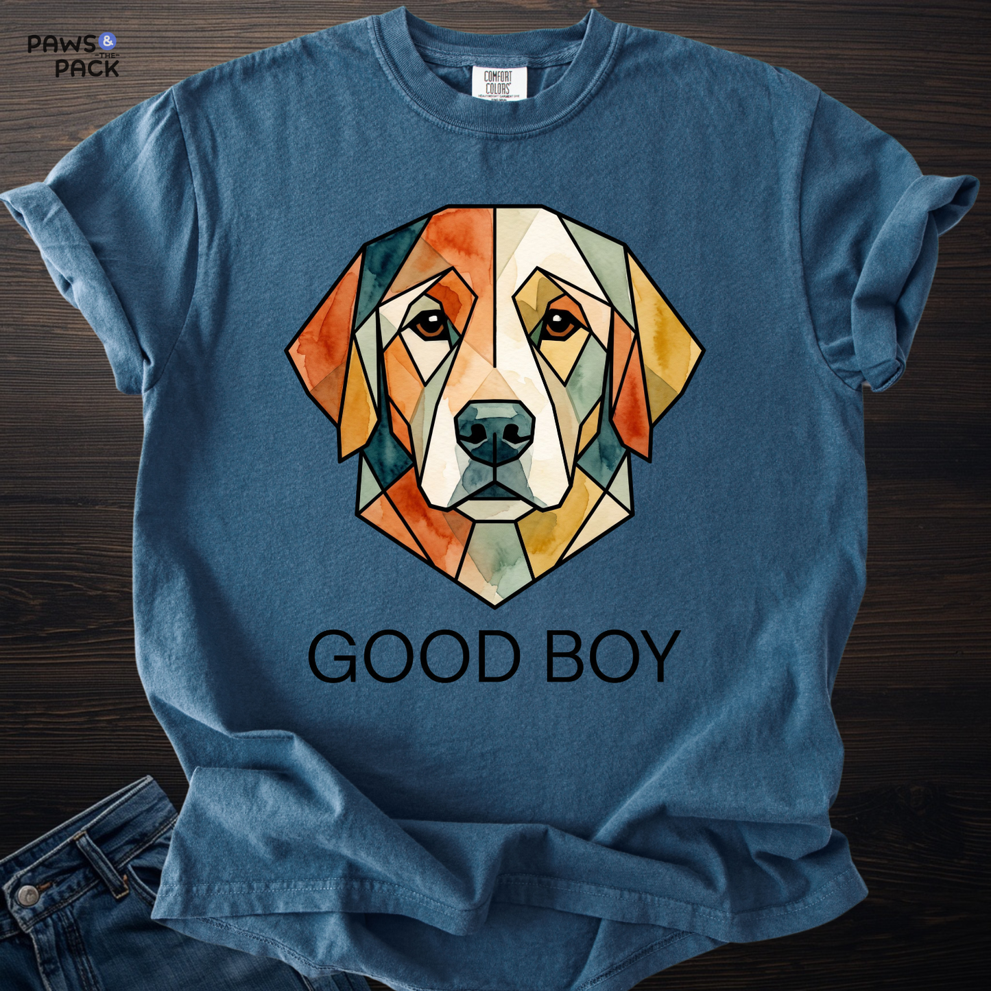 Good Boy Golden Retriever T-shirt