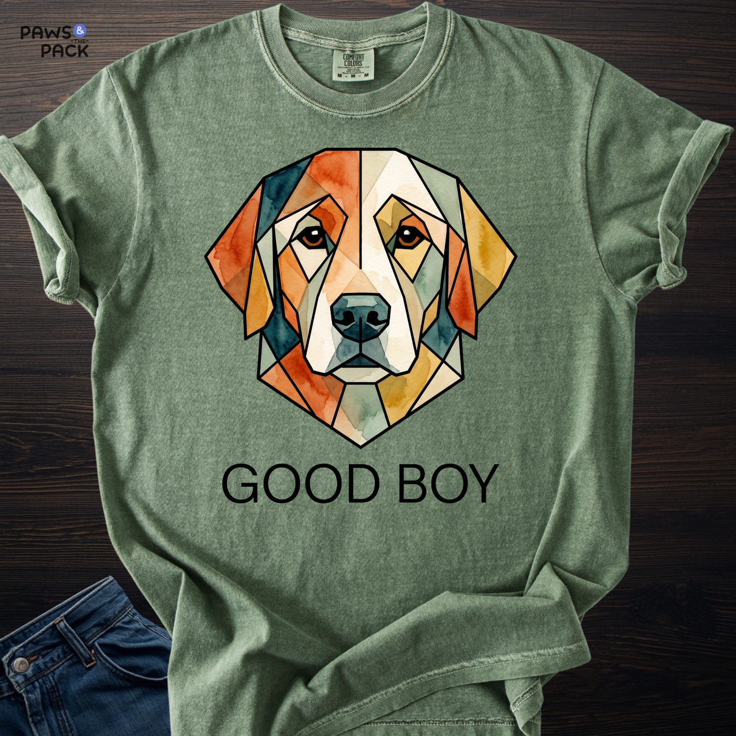 Good Boy Golden Retriever T-shirt