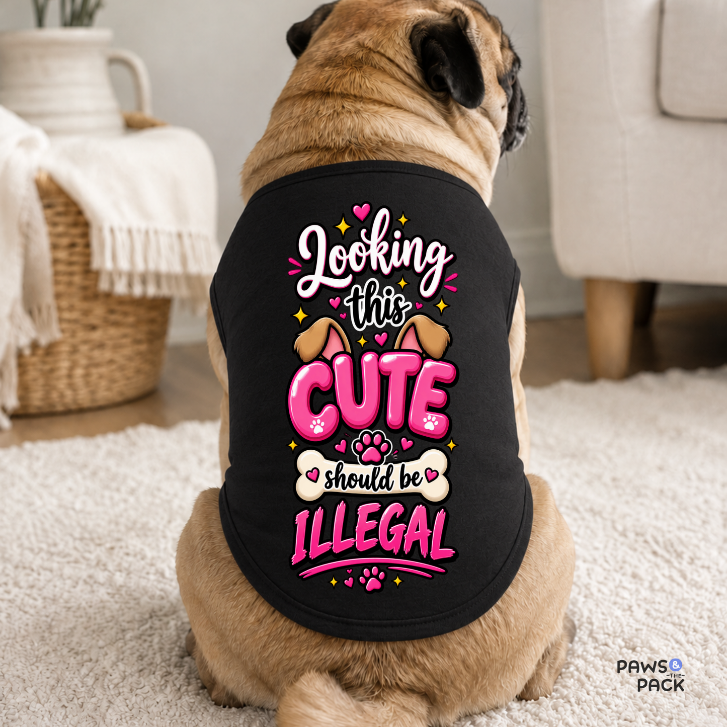 Looking Cute Illegal Pet Tank Top