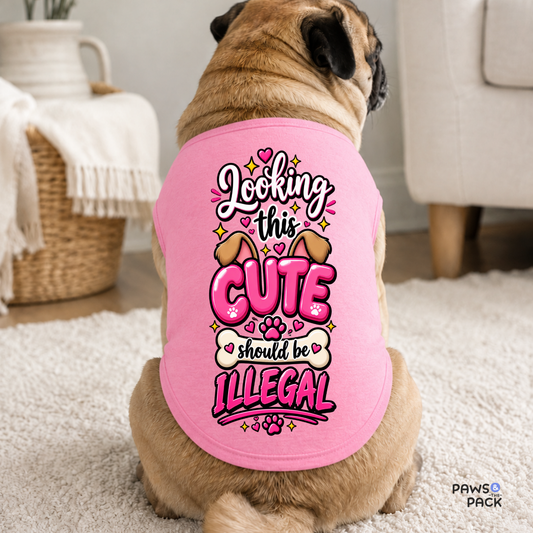 Looking Cute Illegal Pet Tank Top