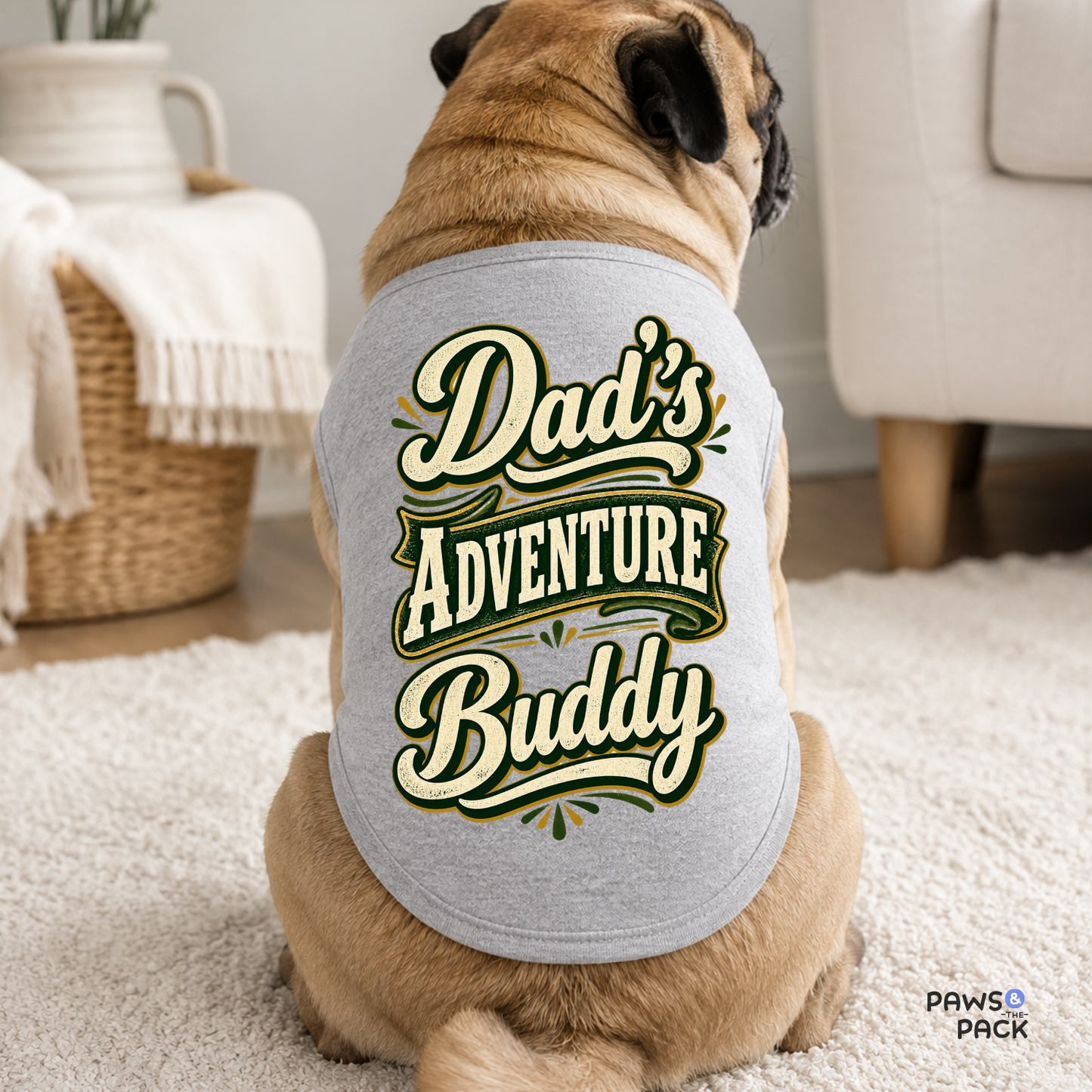 Dad Adventure Buddy Pet Tank Top