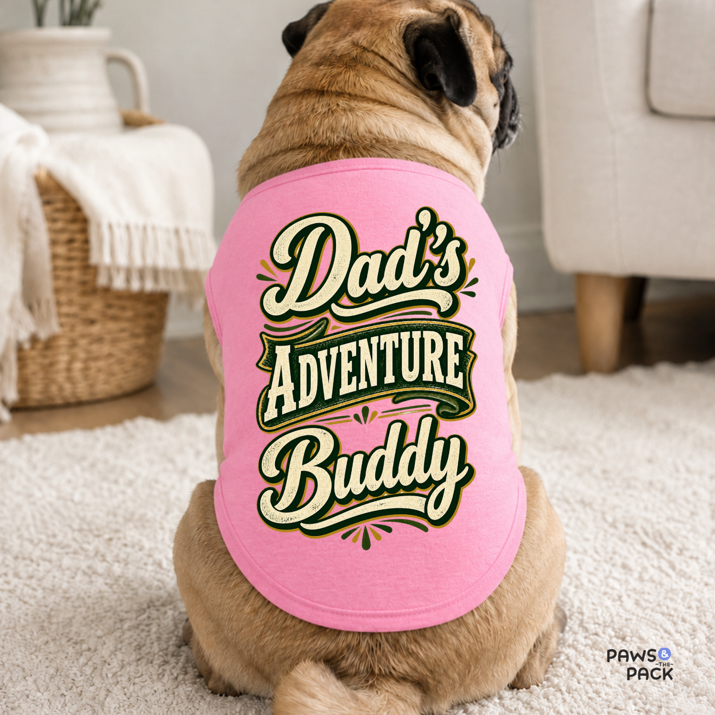 Dad Adventure Buddy Pet Tank Top