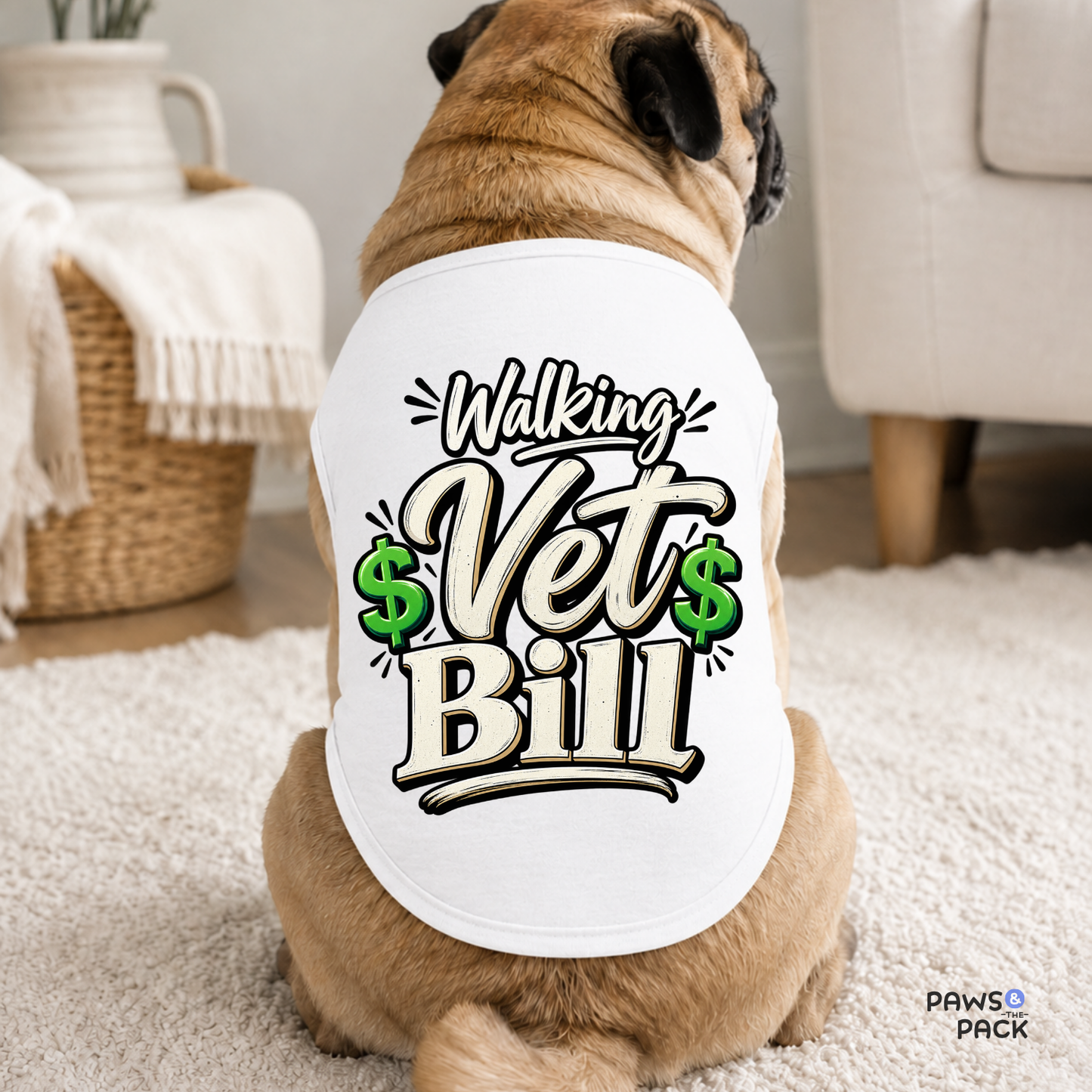 Walking Vet Bill Pet Tank Top