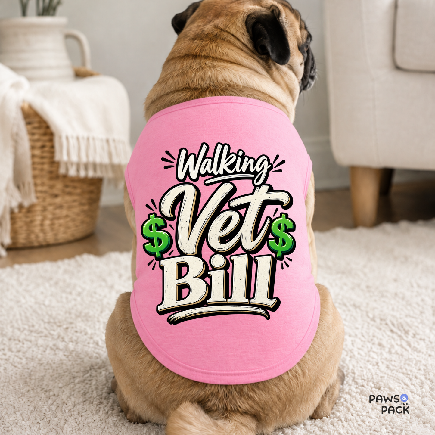 Walking Vet Bill Pet Tank Top